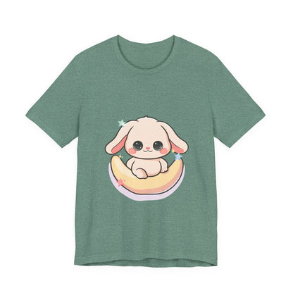 Kawaii Bunny Moon T-Shirt for Cute Style Lovers
