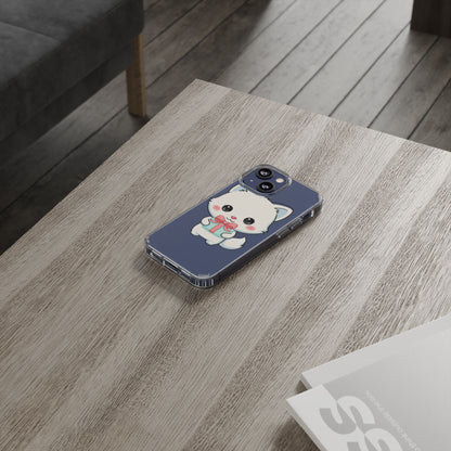 Kawaii Arctic Fox Phone Case with Gift