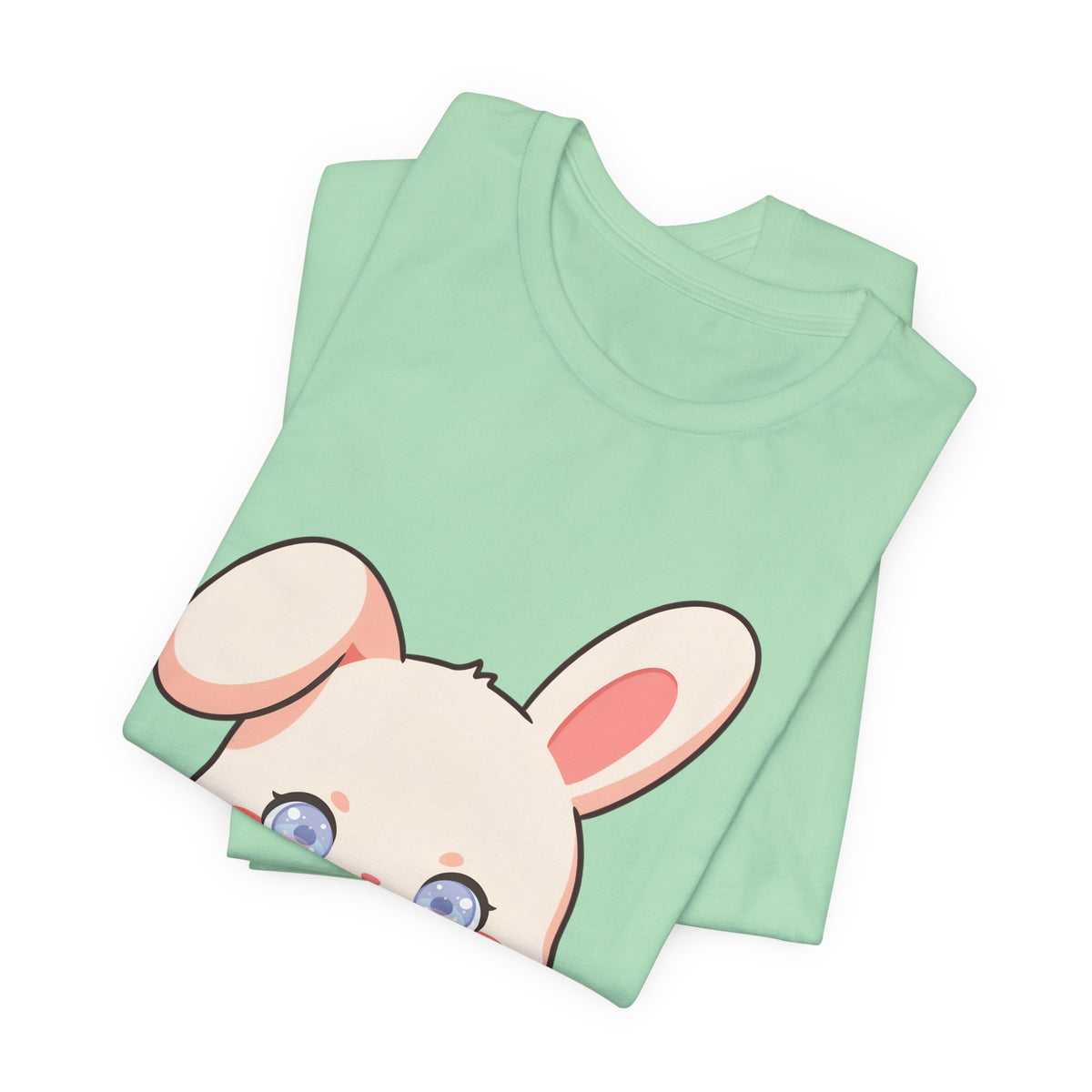 Kawaii Bunny Coffee T-Shirt: Cute Latte Lover Tee