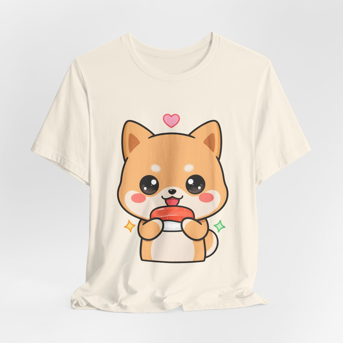 Kawaii Shiba Inu Sushi T-Shirt for Cute Food Lovers