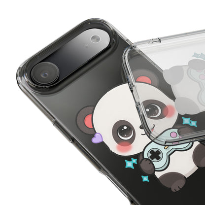 Gamer Panda Clear Impact-Resistant Phone Case