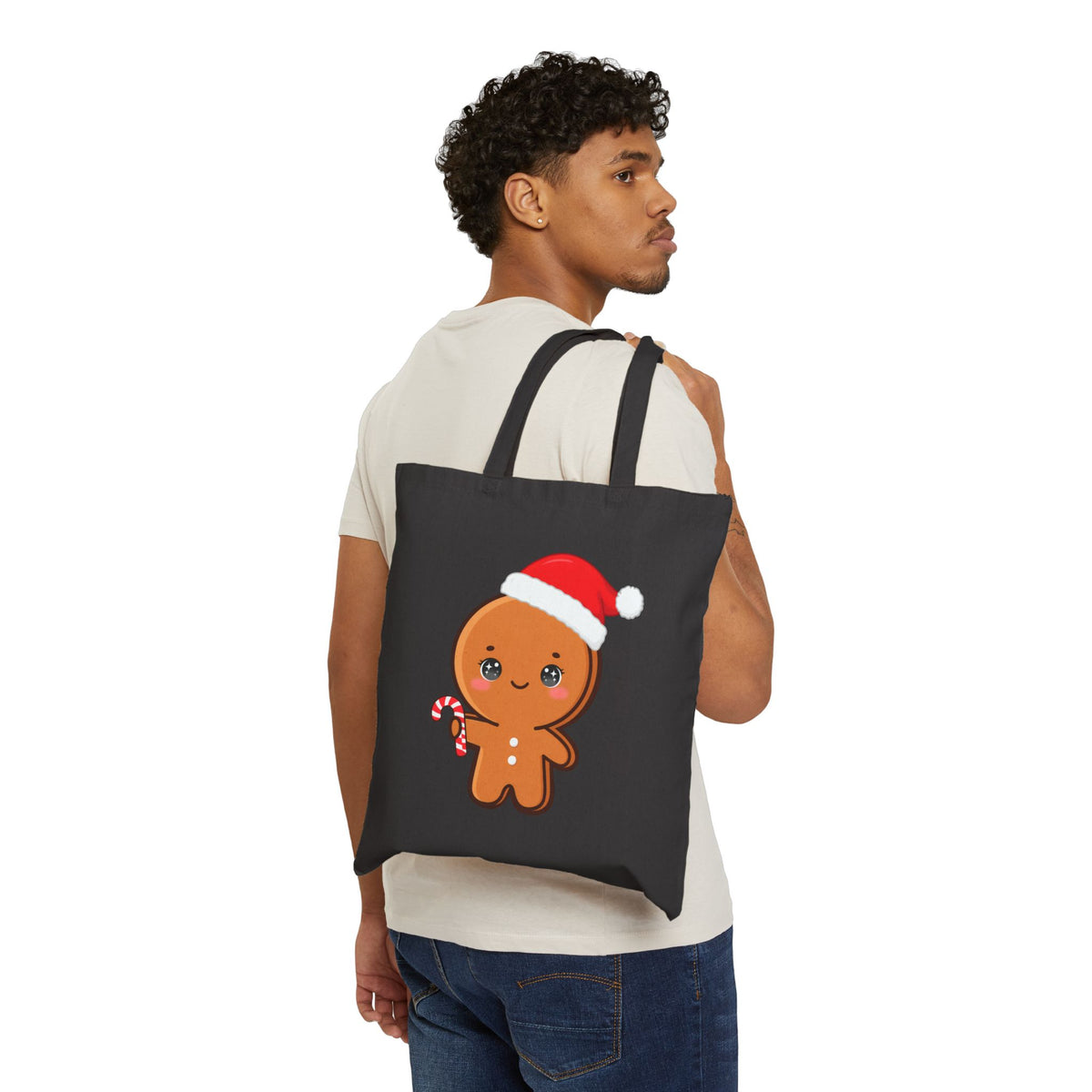 Christmas Gingerbread Tote Bag for Kawaii Holiday Cheer