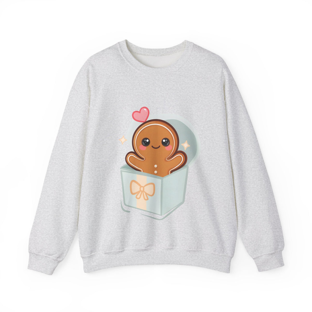 Kawaii Gingerbread Sweatshirt for Cozy Holiday Mornings