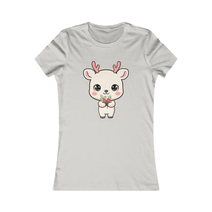Kawaii Reindeer T-Shirt for Mistletoe-Loving Holiday Fans