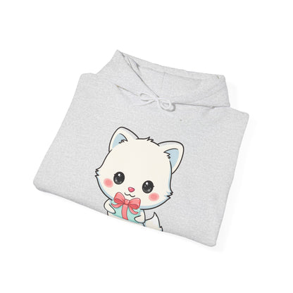Kawaii Arctic Fox Gift Hoodie for Cozy Holiday Giving