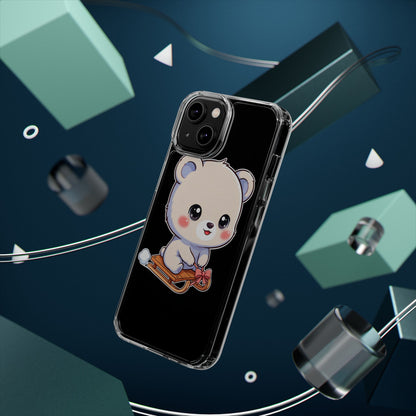 Kawaii Polar Bear Phone Case, Cute Winter Gift