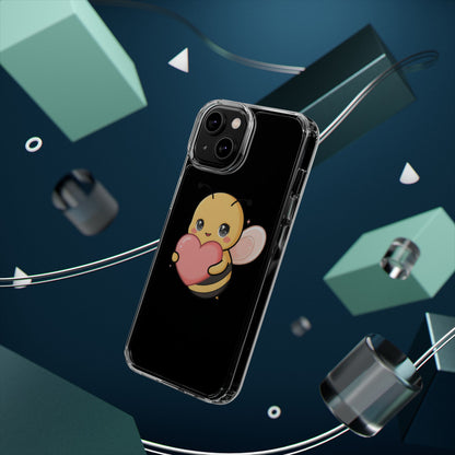 Kawaii Bee Clear Impact-Resistant Phone Case