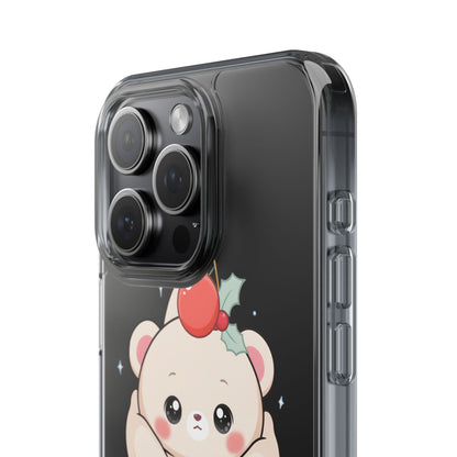 Kawaii Christmas Bear Phone Case for Cozy Holiday Days