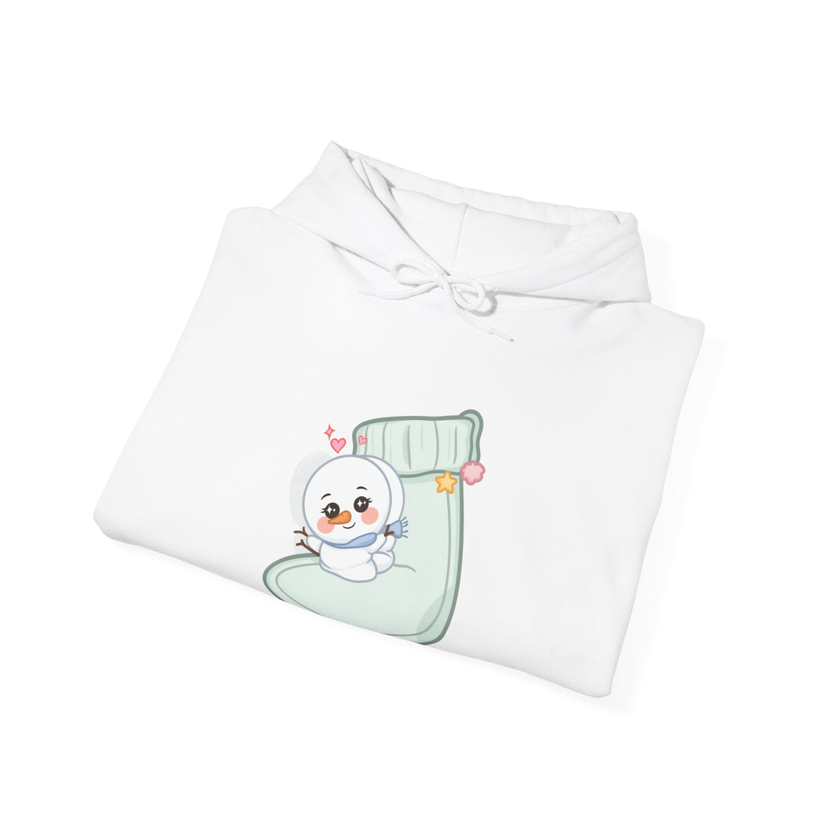 Kawaii Snowman Christmas Hoodie for Cozy Holiday Days