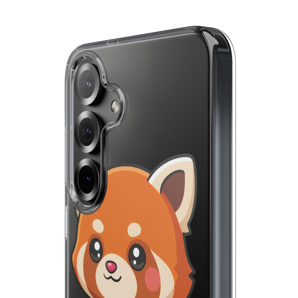 Red Panda Skateboard Phone Case, Cute Kawaii Style