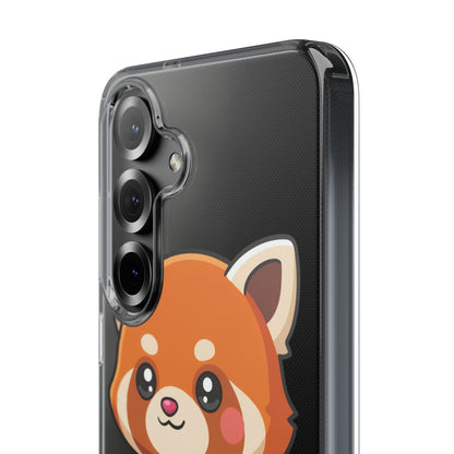Red Panda Skateboard Phone Case, Cute Kawaii Style