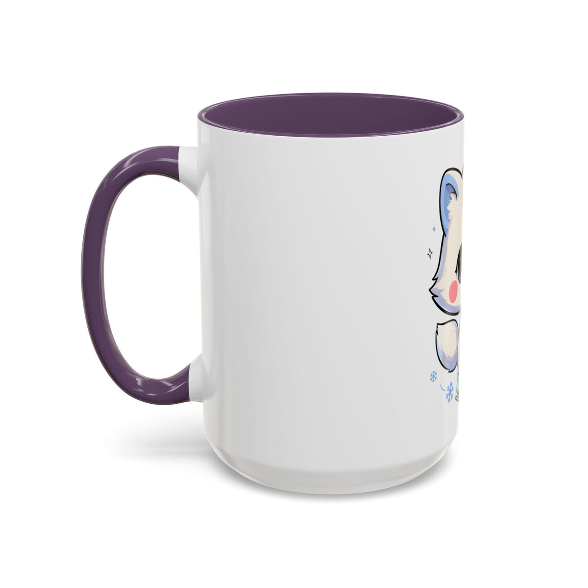 Kawaii Arctic Fox Mug for Cozy Winter Coffee Breaks