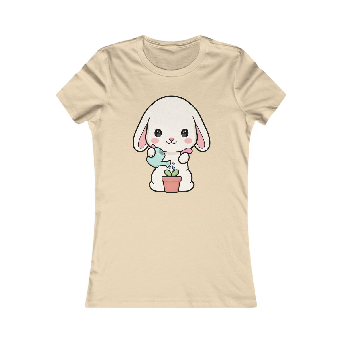 Kawaii Bunny Plant Lover Women's Tee