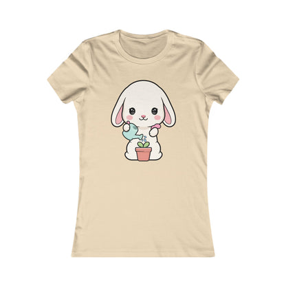 Kawaii Bunny Plant Lover Women's Tee