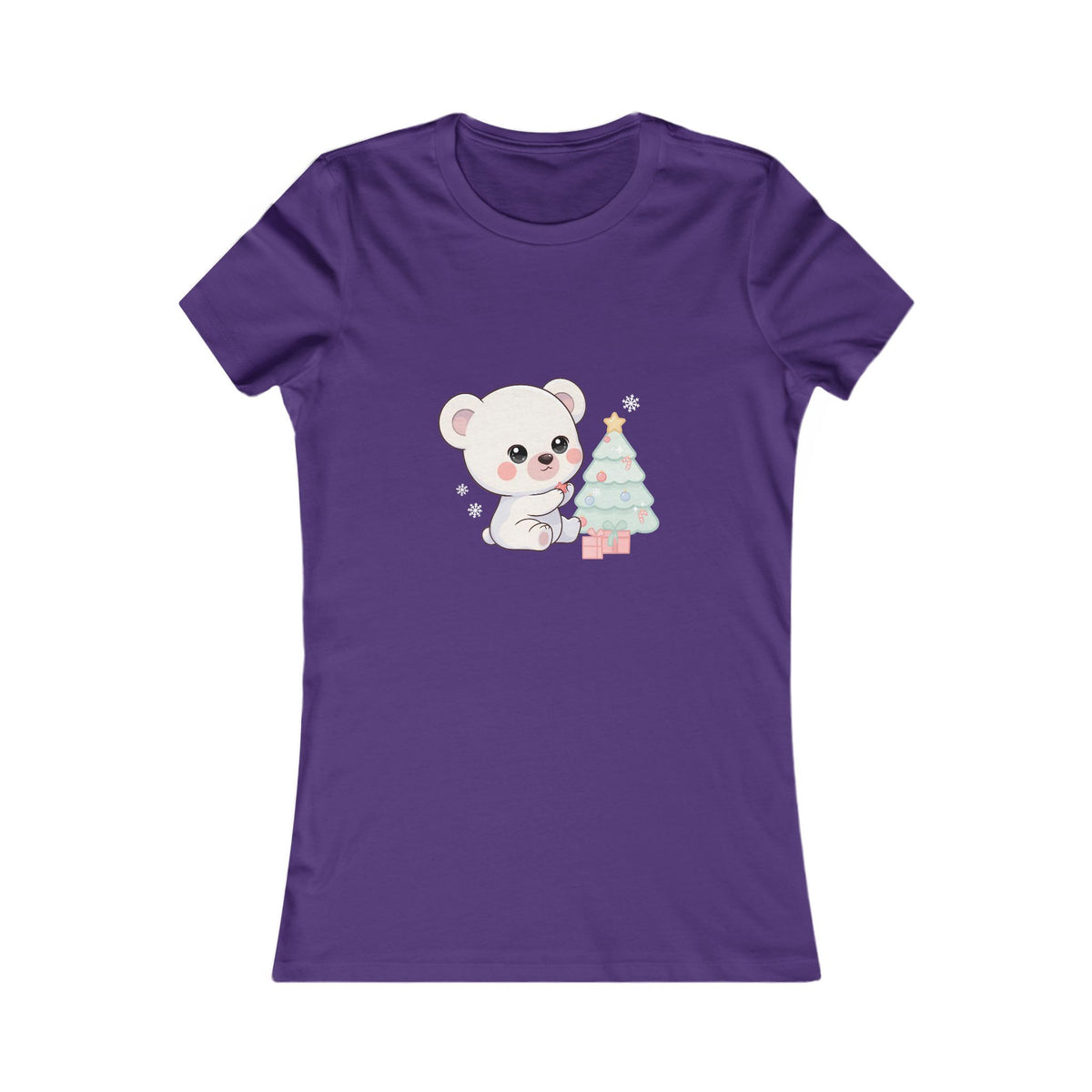 Cute Christmas Polar Bear Women's Tee