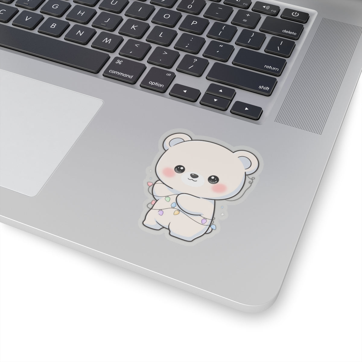 Kawaii Polar Bear Sticker for Cozy Desk Decor