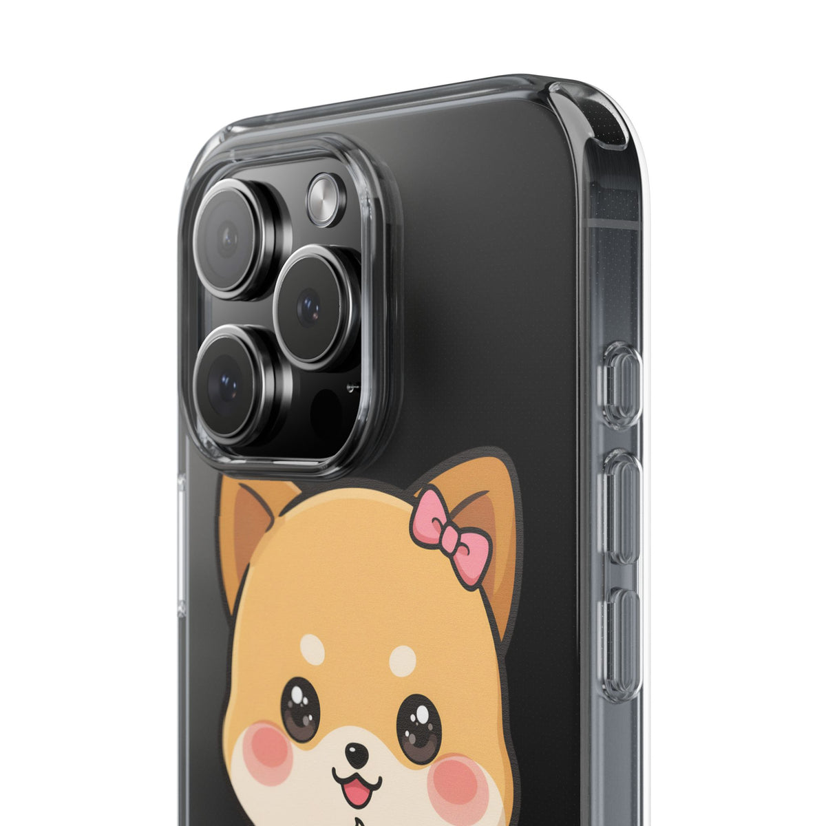 Kawaii Shiba Inu Phone Case with Latte