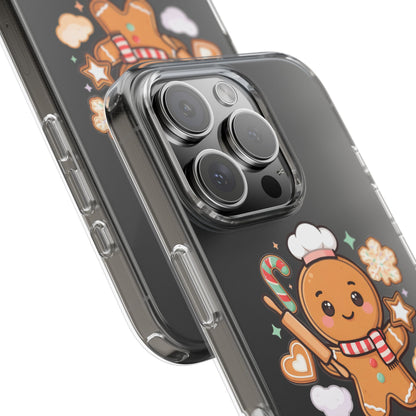 Gingerbread Christmas Phone Case for Holiday Baking Fans