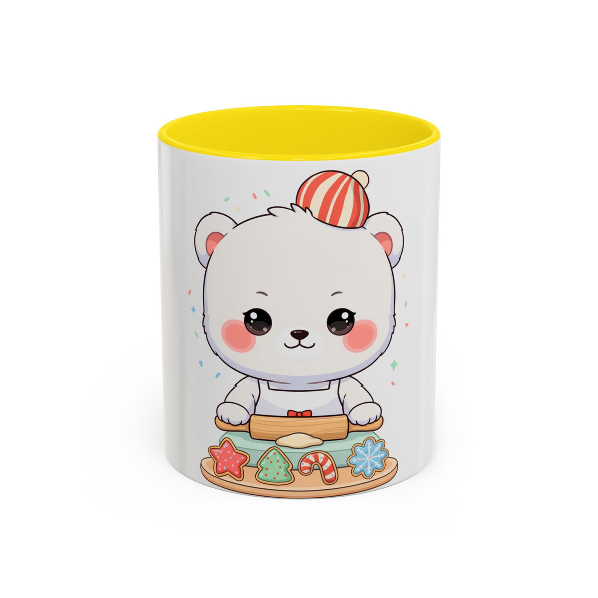 Christmas Cookie Polar Bear Accent Coffee Mug