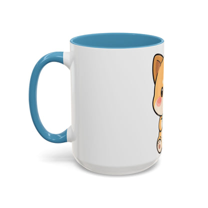 Kawaii Shiba Inu Coffee Mug, Cute Latte Lover Gift