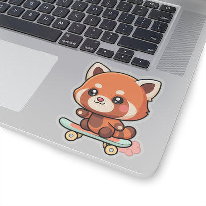 Kawaii Red Panda Skateboard Sticker for Cute Decor