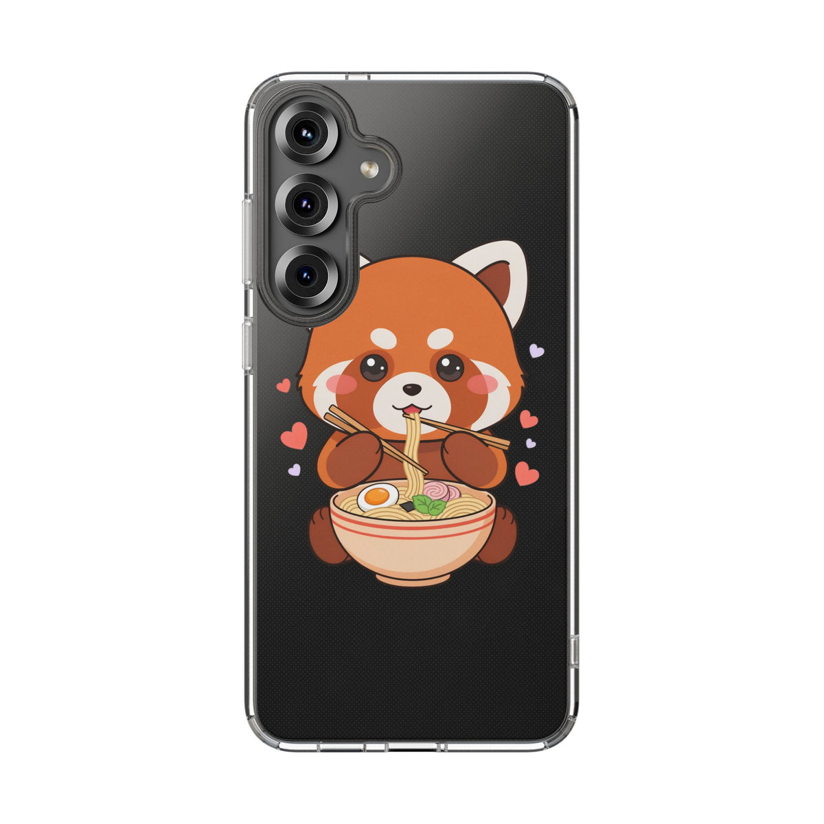Red Panda Ramen Phone Case – Kawaii Food Lover Gift