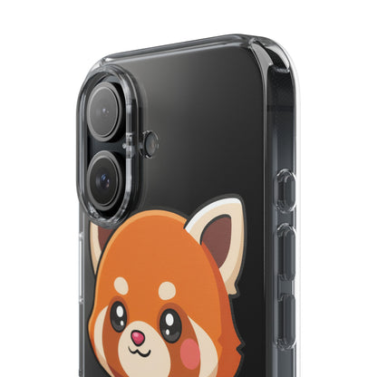 Red Panda Skateboard Phone Case, Cute Kawaii Style