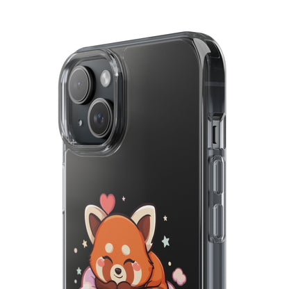Cute Red Panda Phone Case, Dreamy Kawaii Cloud Art