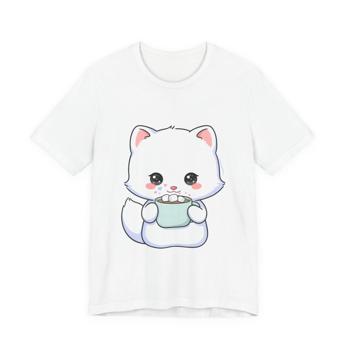 Kawaii Arctic Fox T-Shirt for Cozy Winter Gift Giving