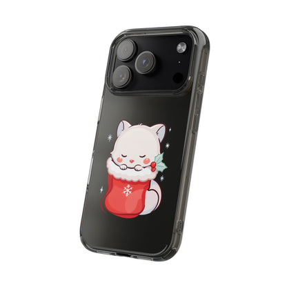 Christmas Fox Phone Case, Cute Holiday Stocking Gift