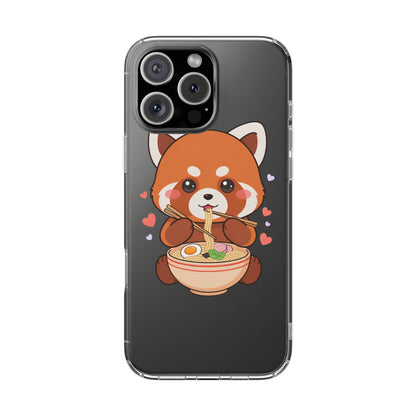 Red Panda Ramen Phone Case – Kawaii Food Lover Gift