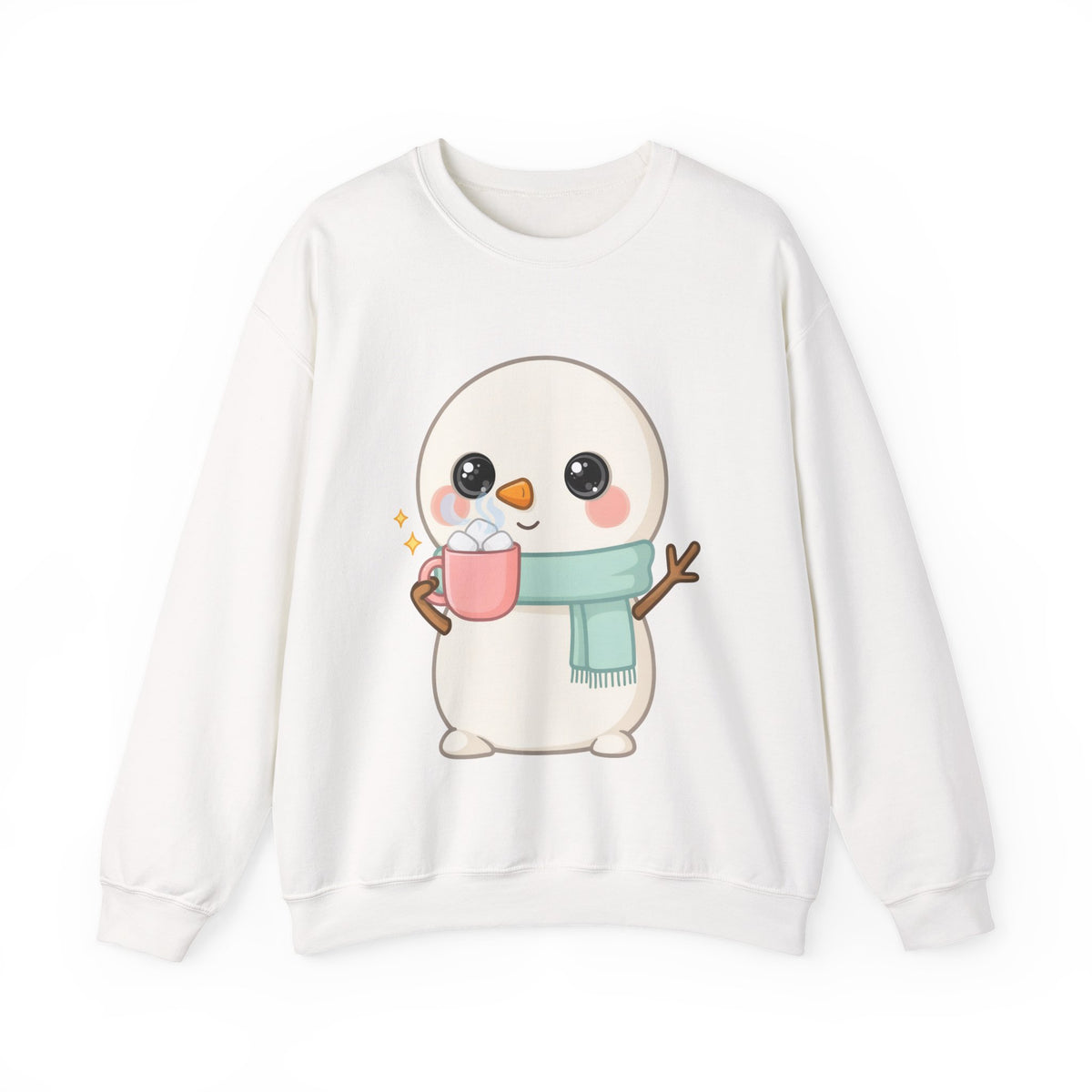 Kawaii Snowman Sweatshirt for Cozy Winter Days