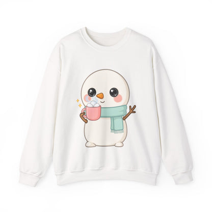 Kawaii Snowman Sweatshirt for Cozy Winter Days