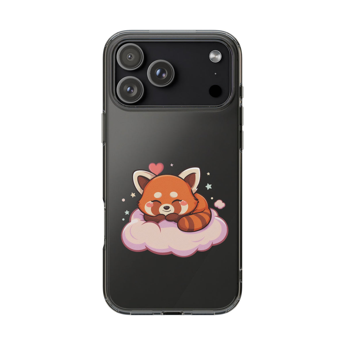 Cute Red Panda Phone Case, Dreamy Kawaii Cloud Art