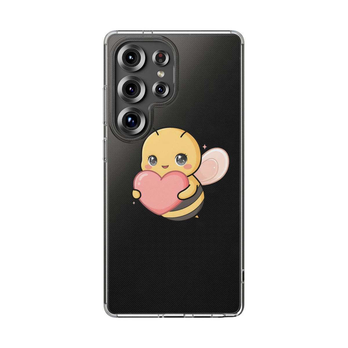 Kawaii Bee Clear Impact-Resistant Phone Case