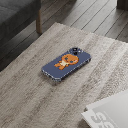 Gingerbread Man Phone Case, Cute Christmas Letter Reader