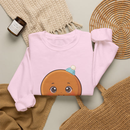 Kawaii Gingerbread Sweatshirt, Cute Christmas Crewneck