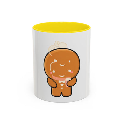 Kawaii Gingerbread Mug for Cozy Cocoa Breaks