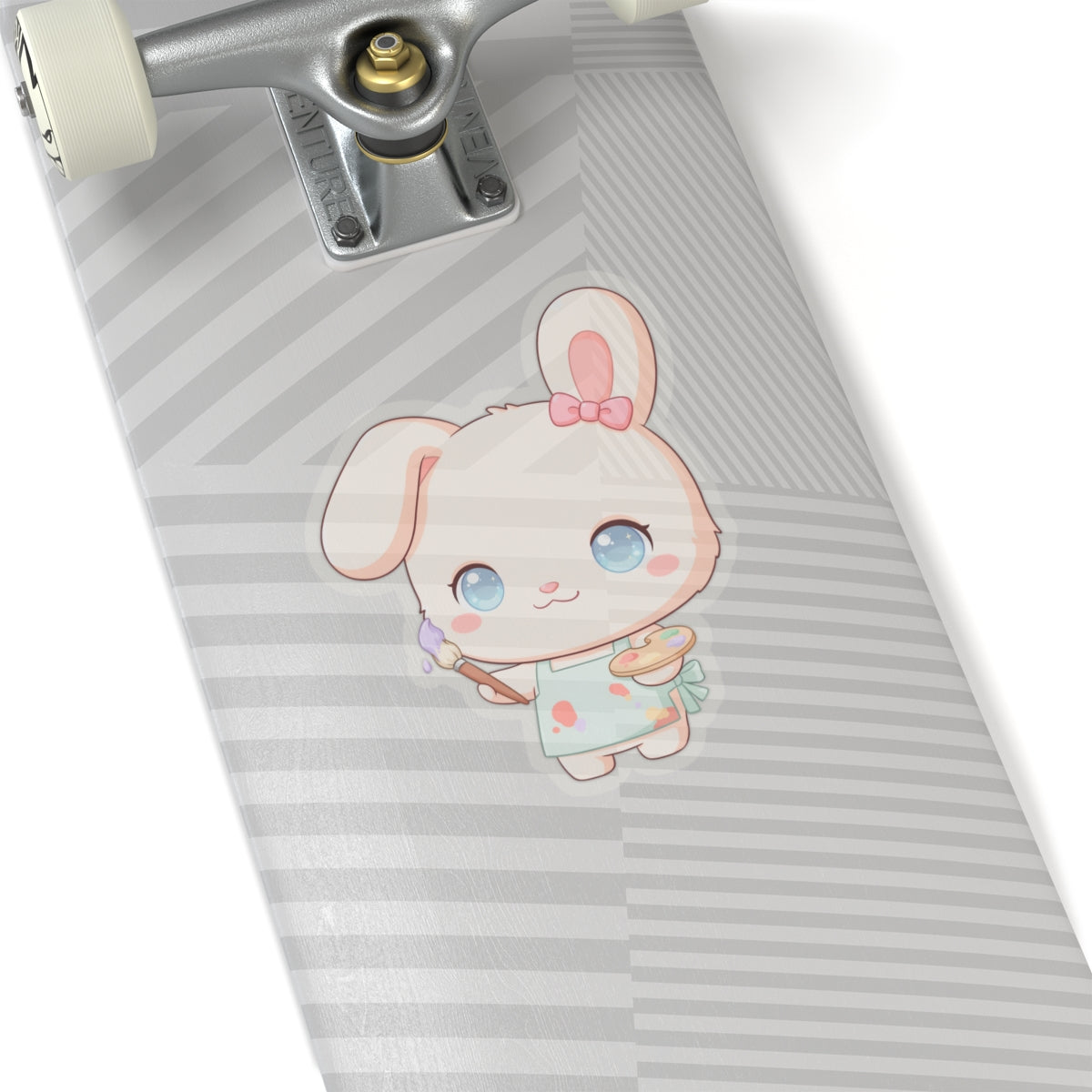 Kawaii Bunny Sticker for Art Lovers and Creative Journals