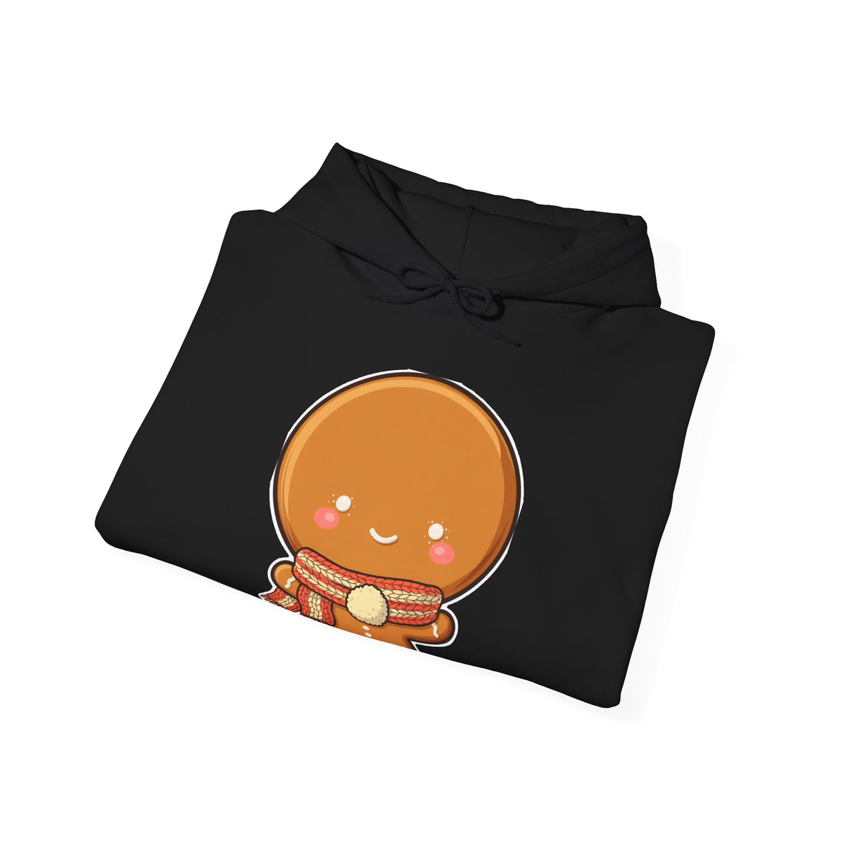 Kawaii Gingerbread Man Hoodie for Cozy Christmas Days