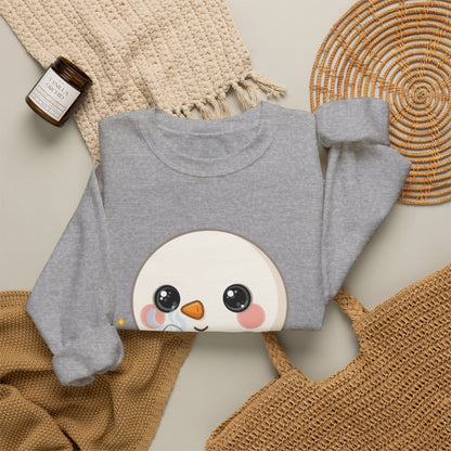 Kawaii Snowman Sweatshirt for Cozy Winter Days