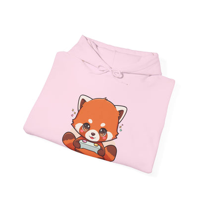 Gaming Red Panda Hoodie for Cozy Game Nights