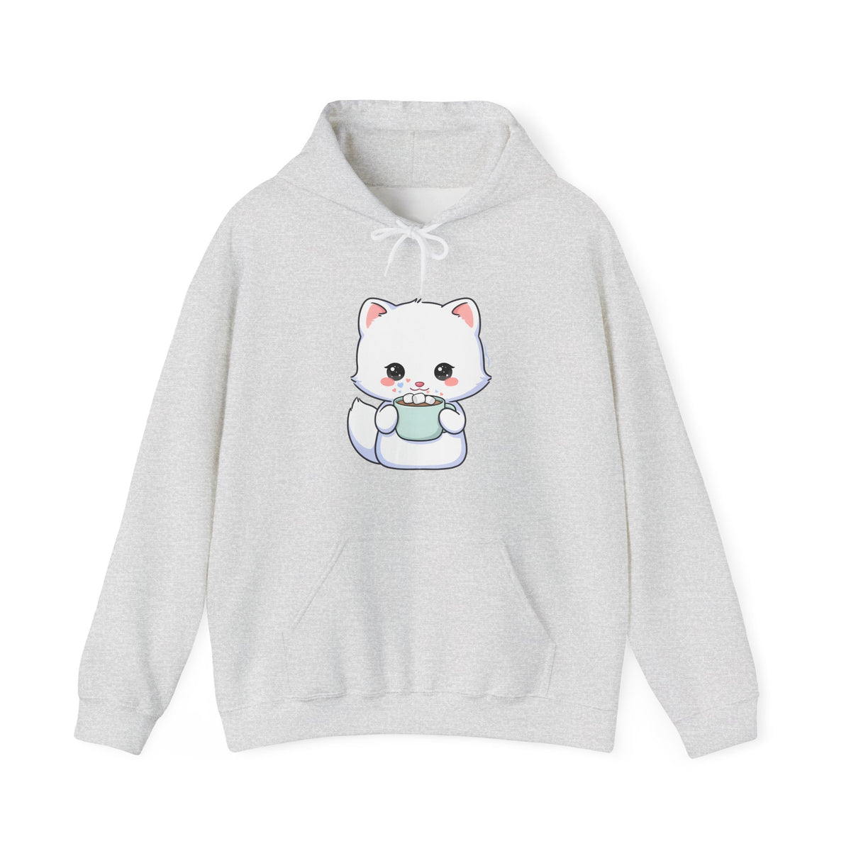 Kawaii Arctic Fox Hoodie for Cozy Cute-Style Fans