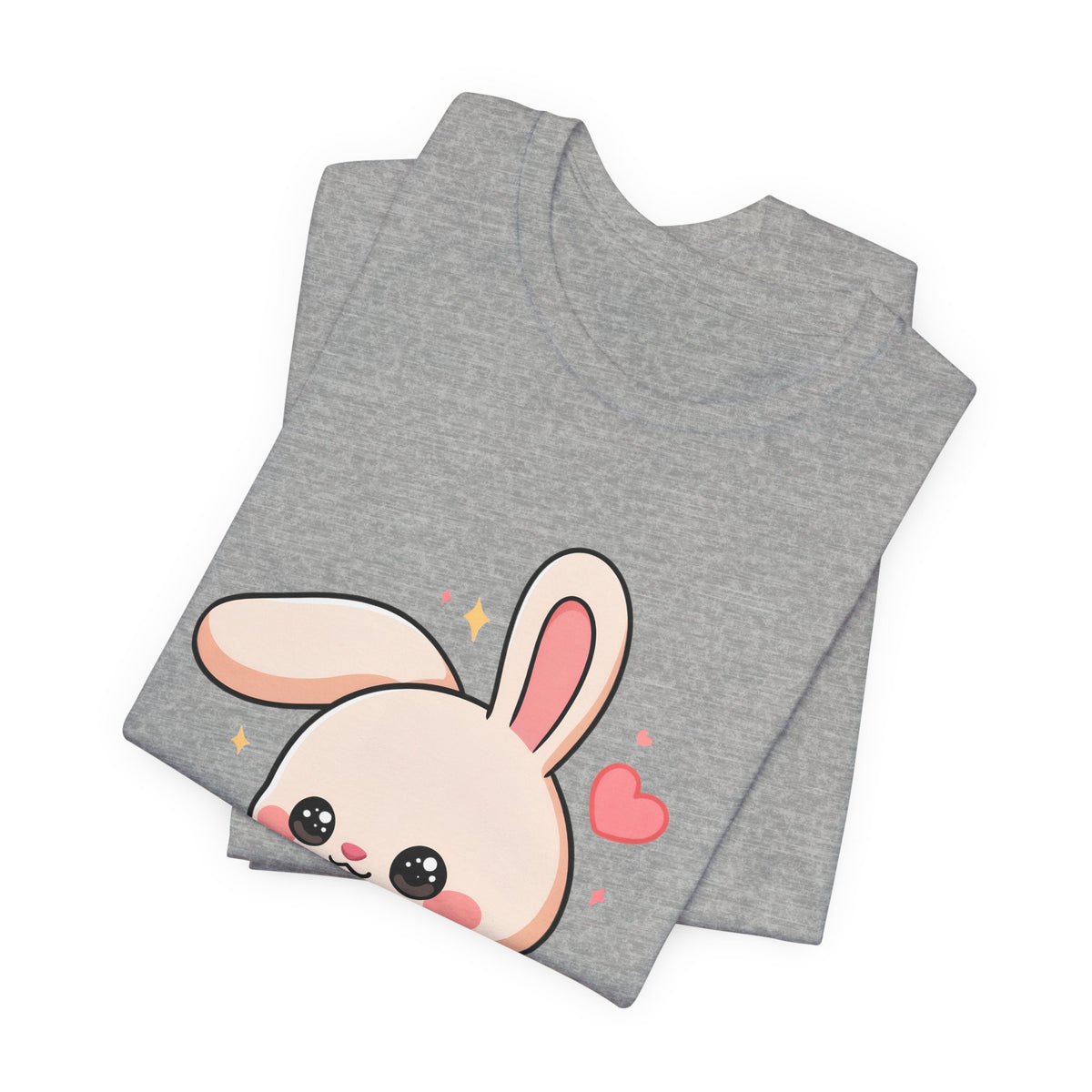 Kawaii Bunny Skateboard T-Shirt for Cute Style Fans