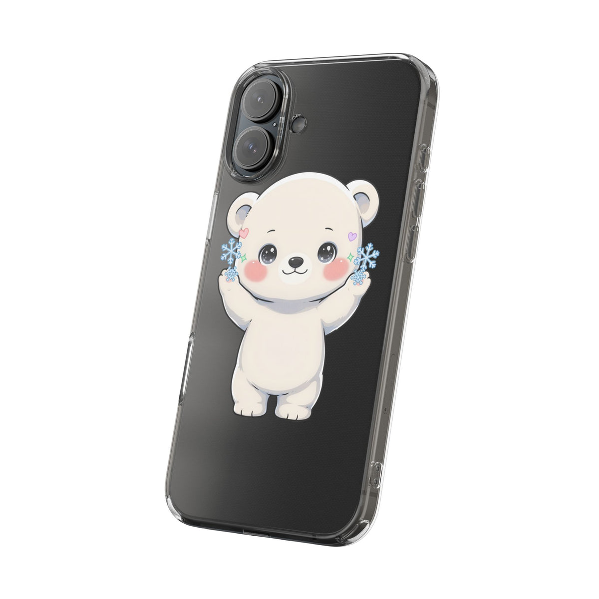 Kawaii Polar Bear Phone Case for a Cozy Winter Gift