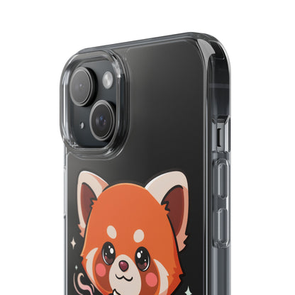 Kawaii Red Panda Phone Case with Latte