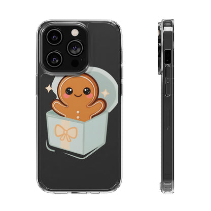 Gingerbread Man Phone Case – Kawaii Holiday Gift