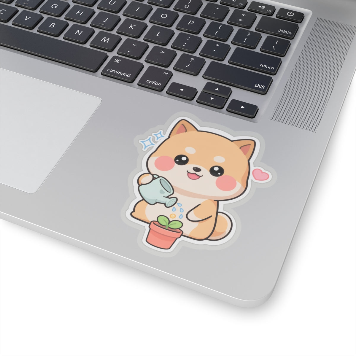 Shiba Inu Plant Lover Sticker for Cute Decor