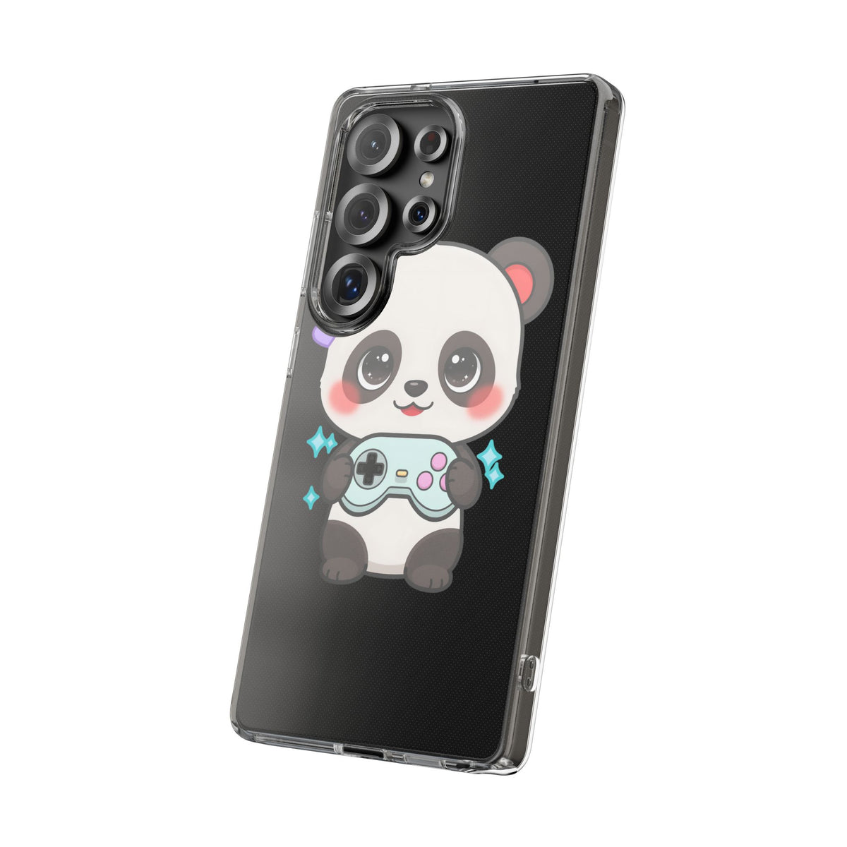Gamer Panda Clear Impact-Resistant Phone Case