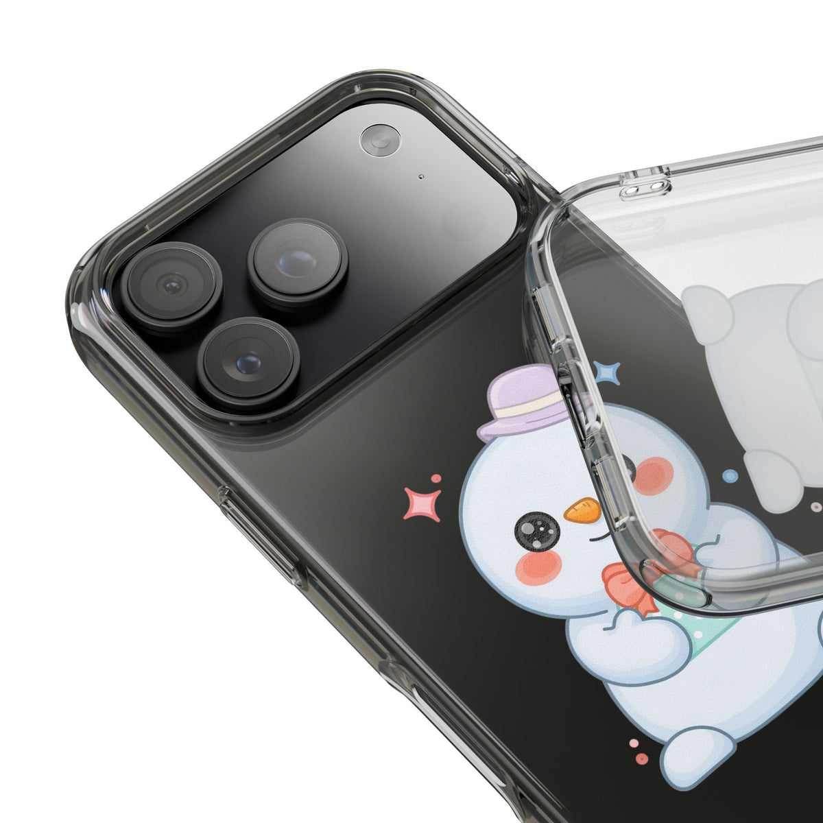 Kawaii Snowman Phone Case for Cheerful Winter Days